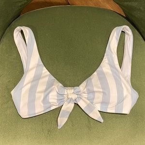 PINSTRIPE BIKINI TOP